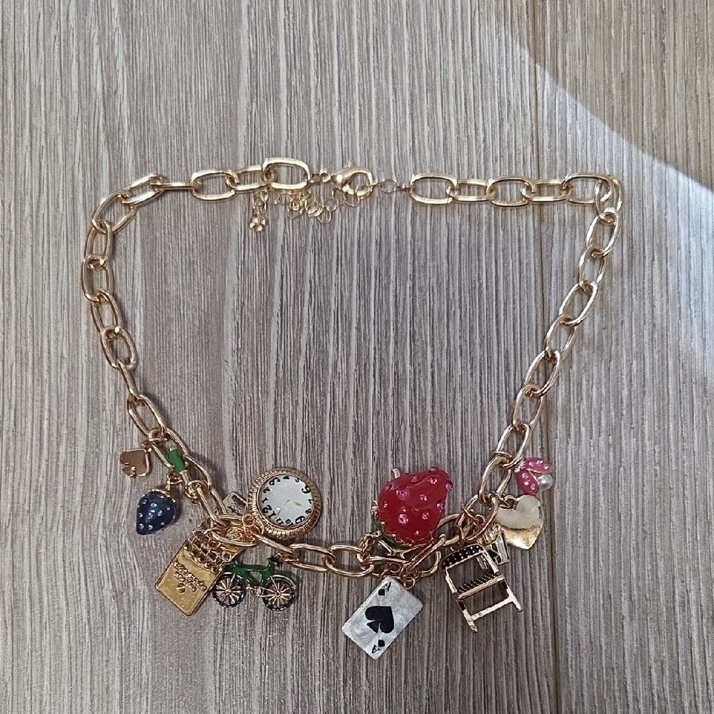 Kate Spade X Target Gold Charm Necklace